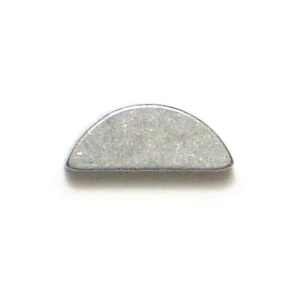 Midwest Fastener Woodruff Key, 2.5 x 3.7 mm Key Size, Steel Zinc, 5 PK 32323 - main